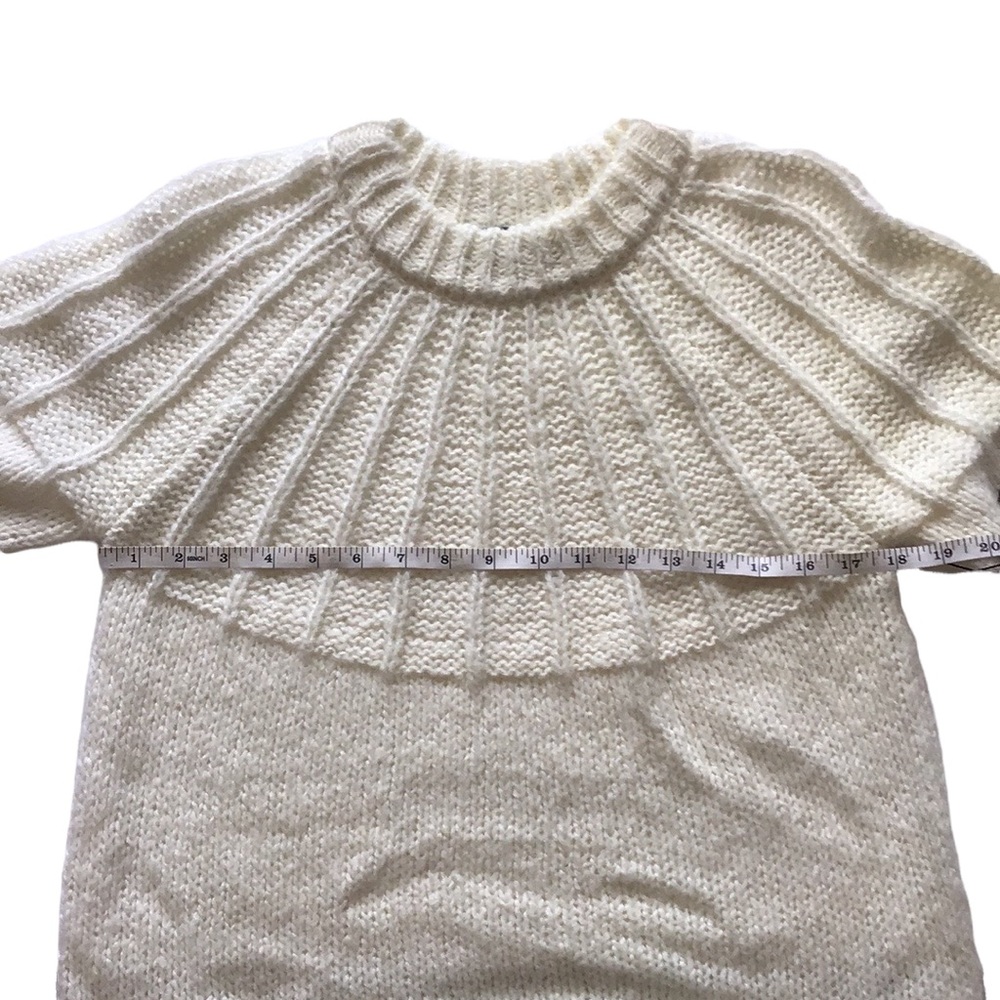 NWT Laundry By Shelli Segal Balloon Sleeve Soft Wool Blend Ivory Sweater S - Picture 12 of 14